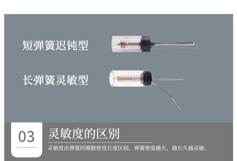 如何區(qū)分遲鈍型和靈敏型的震動開關(guān)