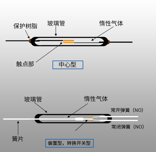 干簧管結(jié)構(gòu)圖